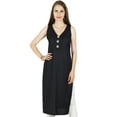 thumbnail image 1 of Bimba Tunique Kurti Droite Sans Manches en Rayonne pour Femmes, Kurta Décontractée, Blouse Indienne, 1 of 6