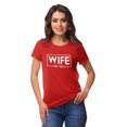 thumbnail image 1 of Inkdotpot T-Shirt Personnalisé pour Femmes Top Annonce de Mariage de Femme-RN, 1 of 7