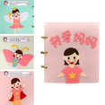 thumbnail image 4 of HILABEE Quiet Book Soft Baby Activity Toddlers Learning Motor Skills Busy Book I love mom, 4 of 9