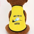 thumbnail image 1 of EastVita Pet Sunscreen Vest Cartoon Comfortable Breathable Good Elasticity Printing Pattern Dog Cat Clothes, 1 of 8