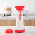 thumbnail image 3 of Flour Sieve Handheld Cooking Kitchen Icing Sugar Wide Baking Sieve Mouth Plastic Baking Tool Cup-Shaped Large Capacity Colanders for Home Red, 3 of 9