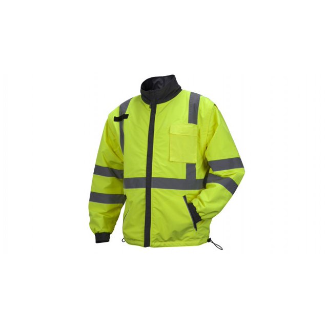 Pyramex Sécurité RJR3410XL Coupe-Vent Lime Haute Visibilité - Taille Très Grande