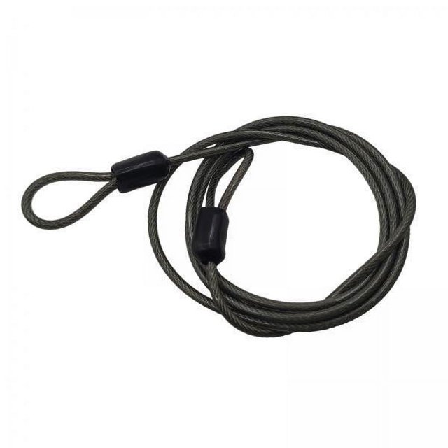 DYNWAVECA 2x 100cm Double Loop Cable Bike Lock Travel Luggage Suitcase Lock