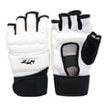 thumbnail image 2 of Agiferg Taekwondo Boxer Guard Hand Punching Bag Sanda Fighting Half Finger Gloves, 2 of 3