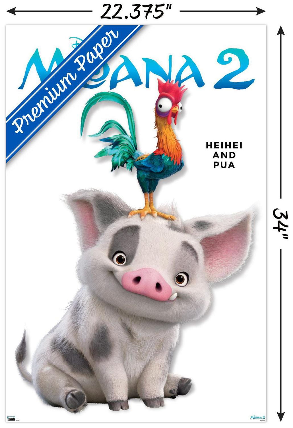 Disney Moana 2 - Série de longs métrages Heihei et Pua