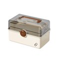 thumbnail image 1 of TACILIP Boîte Familiale Ménagère Grande Capacité Trousse de Premiers Soins Grande Boîte de Rangement avec Poignée, Organisation et Rangement, 1 of 6