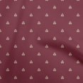 thumbnail image 1 of oneOone Velvet Maroon Fabric Block Craft Projects Decor Fabric Printed By The Yard 58 Inch Wide, 1 of 4