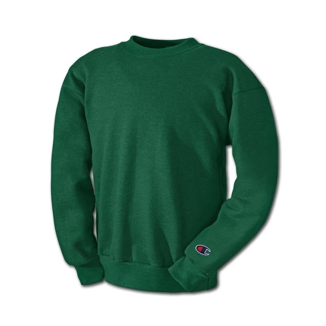 Champion Chandail Molletonné Éco Double Dry pour Homme, m, Vert Foncé Chiné