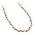 thumbnail image 3 of Bird Rope Perch, Climbing Cotton Rope Bird Toys Sturdy Colorful Interactive Bendable Multipurpose  For Budgie For Parakeet For Lovebirds, 3 of 8