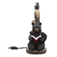 thumbnail image 2 of Histoire de l'Heure du Coucher Mama Bear Lisant à Baby Bears Lampe de Table avec Abat-Jour Patte Imprimé, 2 of 6