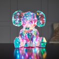 thumbnail image 1 of Hi-Line Gift Ltd 37300-B Majestic PET Elephant LED Lights: Radiant RGB Glow with USB Power, 1 of 2