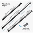 thumbnail image 3 of HLONK 2 Pack Curtain Rod Adjustable 12-20 Inches，5/8” Diameter， White，Small Short Expandable Spring Loaded Tension Rods For Window  Bathroom  Cupboard Kitchen, 3 of 7