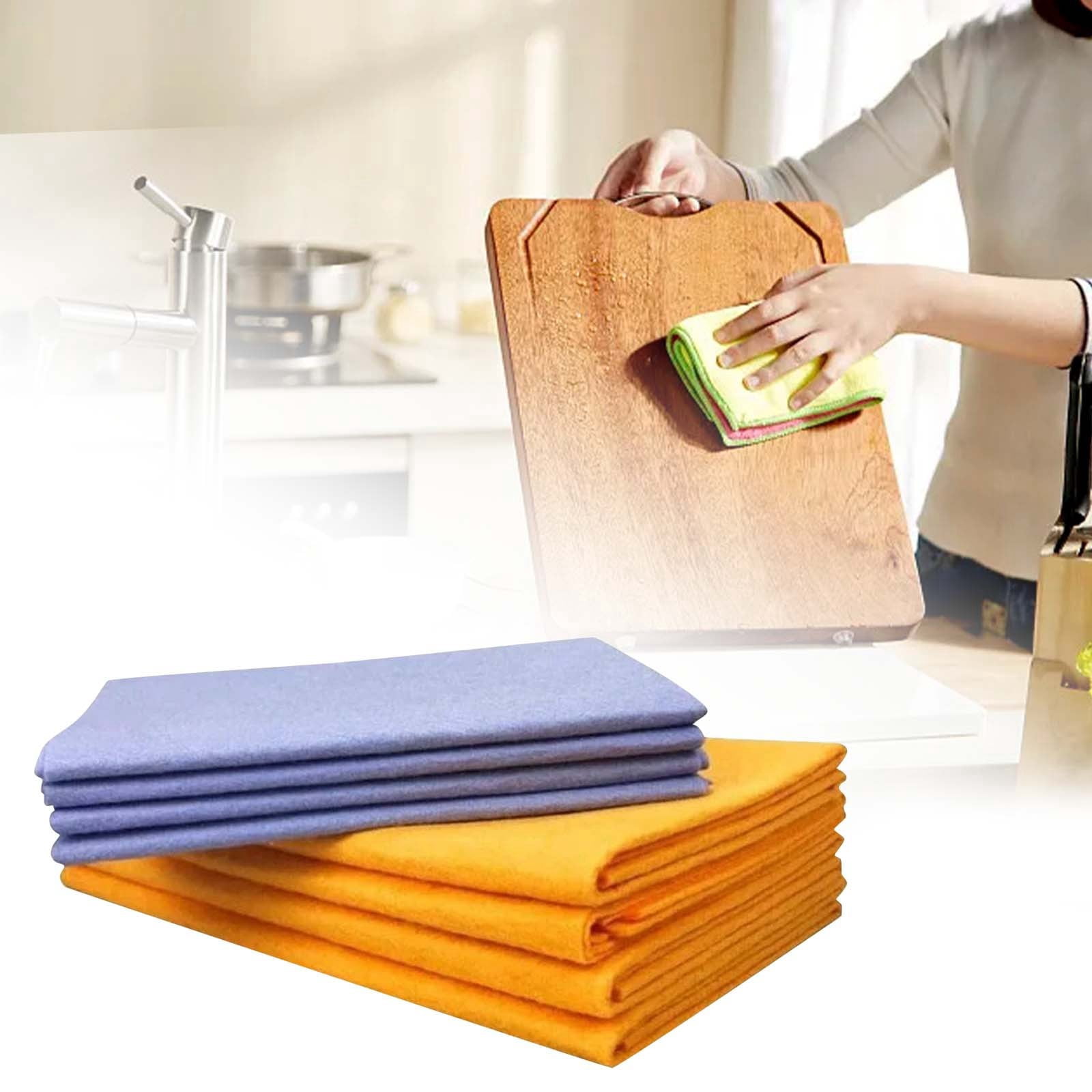 Absorbent Cleaning Cloth Purpose Non Woven Cleaning Towels(8pcs) Siding Concrete Silicone 3d Wall Stain Remover for Clothes Roof Cement Bath Tub Tub Natural Bathroom Shower Fresh Wipe Out Spray Floor