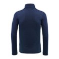 thumbnail image 3 of INSPIRE CHIC Chandails pour Hommes, Chandail à Col Roulé, Manches Longues, Extensible, Coupe Ajustée, Hauts 46 Bleu Foncé, 3 of 7
