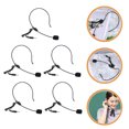 thumbnail image 2 of 5Pcs Flexible Headset Microphone Wired Speech Speaker Head-Mounted Microphone, 2 of 9