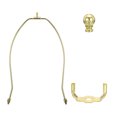 thumbnail image 4 of Uxcell Kit de Harpe pour Lampe de 11,02 Pouces avec Support d'Abat-jour à Embout Ton Or, 1 Ensemble, 4 of 6