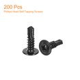 thumbnail image 3 of Unique Bargains Phillips Head Self Tapping Screws, 200pcs #10x5/8' Sheet Metal Screw, 3 of 4