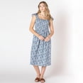thumbnail image 4 of Devoted robe midi sans manches avec volants sur les épaules, 4 of 6