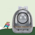 thumbnail image 3 of GROWTH TANK Backpack Carrier Visible Adjustable Parrot Backpack Travel Bag for Outdoor Grey, 3 of 9