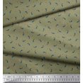 thumbnail image 3 of Soimoi Polyester Crepe Fabric Triangle & Rocket Cartoon Print Sewing Fabric Yard 42 Inch Wide, 3 of 3