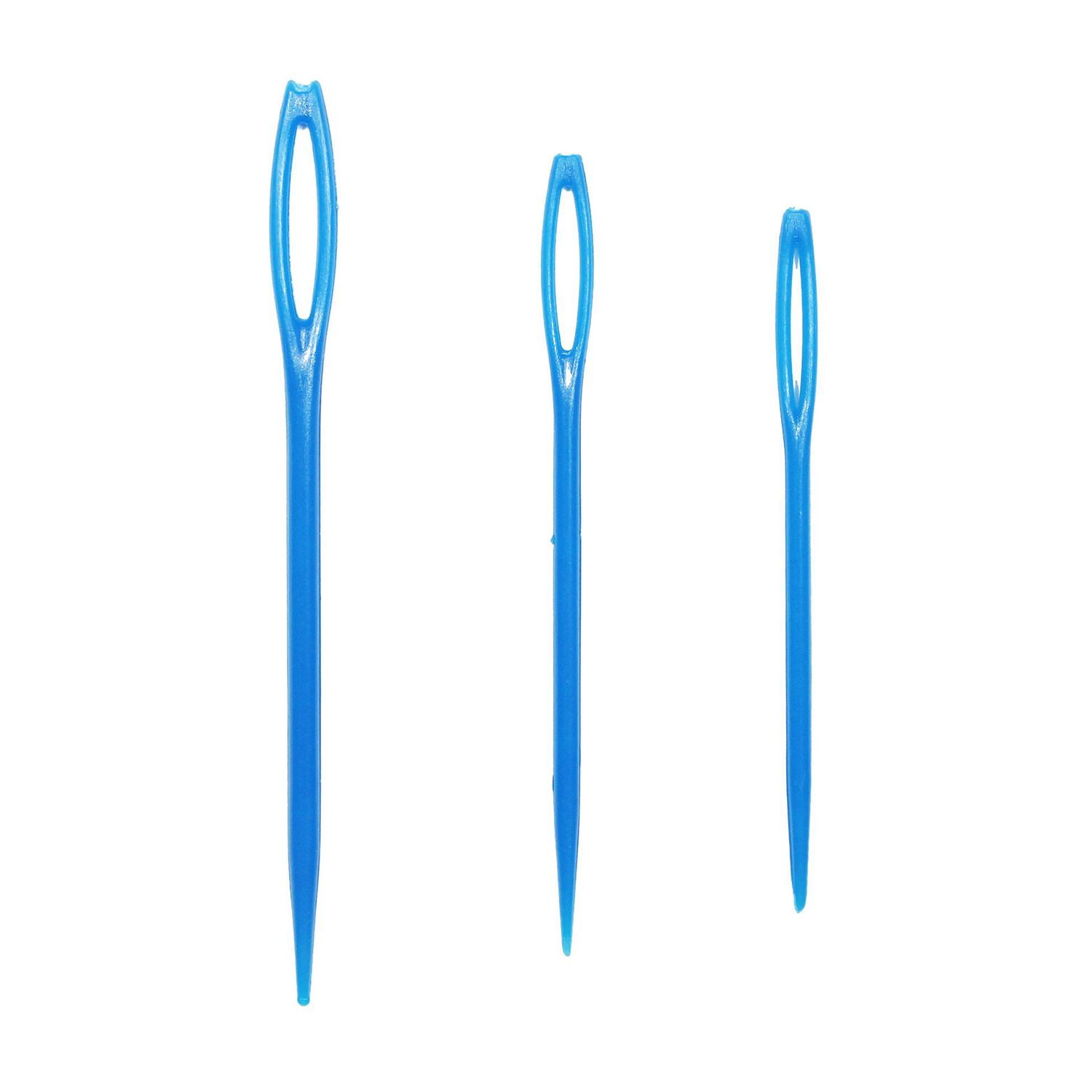 LOVE KNITTING Plastic laine Needles, 3-Pack