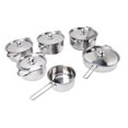 thumbnail image 4 of 7 Piece Cookware Set, Cookware Set Multifunctional Single Handle Milk Pan  for Cooking, 4 of 7
