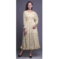 thumbnail image 2 of Bimba Tie-Dye Women Cotton Smocked Boho Renaissance Long Ruffle MaxiDress-XX-Large, 2 of 5
