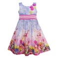 thumbnail image 1 of Robe Débardeur Fille Rose Jardin Imprimé Fleur Coton Violet 4 Ans, 1 of 4