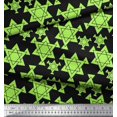 thumbnail image 2 of Soimoi Rayon Fabric Star Tetrahedron Geometric Decor Fabric Printed Yard 42 Inch Wide, 2 of 3