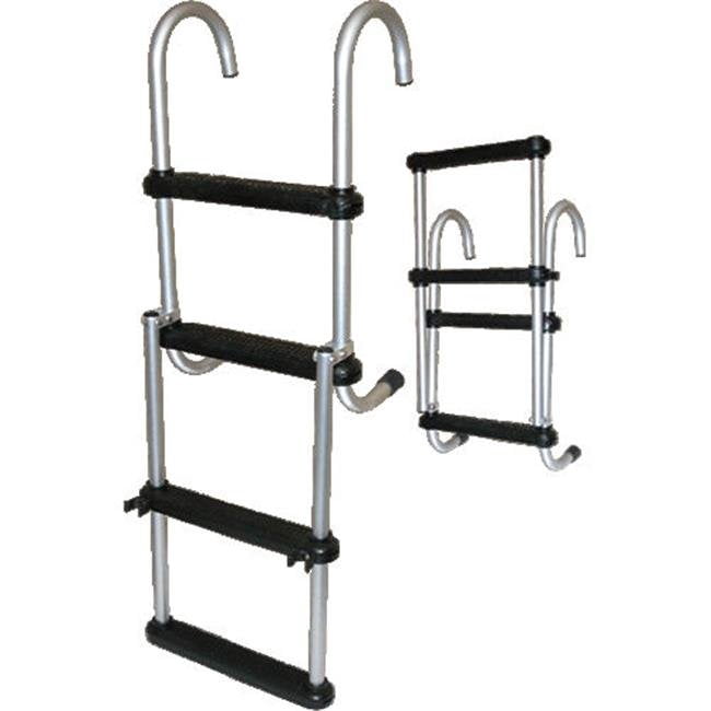 4-Step Removable Folding Ladder, Stainless 316