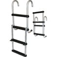 thumbnail image 1 of 4-Step Removable Folding Ladder, Stainless 316, 1 of 1