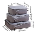 thumbnail image 5 of Clearance,Duffle Bag,Travel Bag,Travel Clothes Compression Storage Bag Three Piece Portable Multifunctional Luggage Bag, 5 of 5