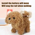 thumbnail image 2 of SUNSIOM Petit Chiot en Peluche Jouet Électronique Interactif Chien en Peluche Qui Aboie, 2 of 6