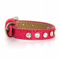 thumbnail image 1 of Clear Crystal Size 8 Pink Puppy Ice Cream Collar, 1 of 1