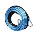 thumbnail image 1 of DYNWAVECA 15MX6mm Synthetic Winch Rope Replacement Wear Resistant Sturdy for Off Versatile Tow Cable with Sleeve Blue, 1 of 10