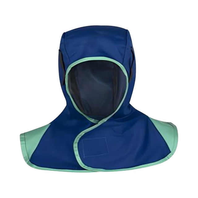 koolsoo Capuche de Soudage Protection Complète Anti-Poussière Retardateur de Flamme Lavable Bleu