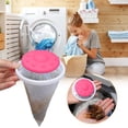 thumbnail image 1 of Liquidation des Offres du Jour! Filtre Flottant pour Laveuse, Attrape-Cheveux Flottant, Filtre à Lessive pour Laveuses, Empêche les Obstructions, Outil de Capture des Cheveux pour la Maison, 1 of 9