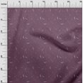 thumbnail image 3 of oneOone Cotton Flex Amethyst Fabric Line Drawing Leaf Craft Projects Decor Fabric Printed By The Yard 40 Inch Wide, 3 of 4