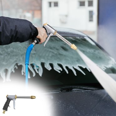XYAIYT High Pressure All Metal Car Wash Water Spray Nozzle Ergonomic Design with 3 4in Hose Connector for Garden Irrigation Car Cleaning Household Use 49.2ft Range