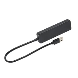 4 Port USB3.0 Hub, Haute Vitesse 4 Port USB Hub ABS Noir pour lecteur flash