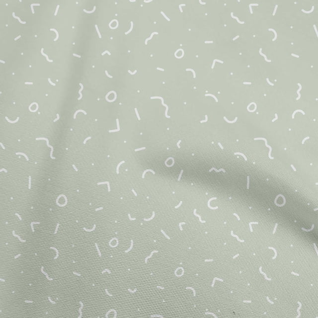oneOone Polyester Spandex Light Mint Green Fabric Abstracts Sewing Craft Projects Fabric Prints By Yard 56 Inch Wide