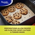 thumbnail image 2 of Reynolds Kitchens Air Fryer Liners 9" Unbleached Parchment, 50 Sheets, 2 of 9