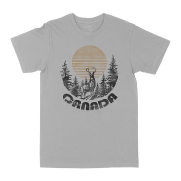 Canadiana Collection Forest Sport-Grey Medium T-Shirt