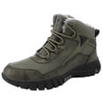thumbnail image 2 of LSLJS Men Shoes Solid Color Winter Keep Warm Woolen Casual Bandage Short Boots, Men's Snow Boots, 2 of 6