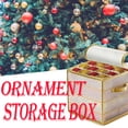 thumbnail image 1 of Ornament 64 Baubles Storage Box Ornament Xmas Tree Bag Decoration Box, 1 of 5