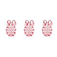 thumbnail image 1 of Baohd Sac en Filet pour Ballon 1/2/3/5 Sac de Transport pour Ballon de Basketball Filet de Rangement Support Blanc Rouge 3 Pcs, 1 of 1