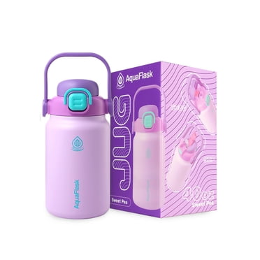AquaFlask 1.18L Jug (40oz) - Insulated Stainless Steel Water Jug with Handle (Sweet Pea Purple)