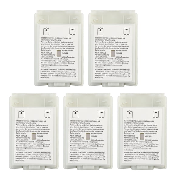For XBO Replace Battery Shell,5 PCS Universal Replacement Battery Shell Casefor XBOX Controller Battery Coverfor XOB Professional Grade