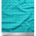 thumbnail image 1 of Soimoi Satin Silk Fabric Circle Small Print Fabric by Yard 42 Inch Wide, 1 of 3