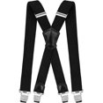 thumbnail image 1 of Little Hand Men Elastic Suspenders Clips Heavy Duty Adjustable Braces X Shape, 1 of 5